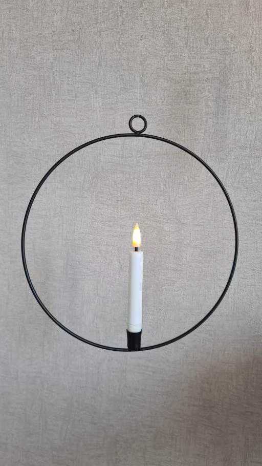 SALE ITEM - Hanging Black Candle Ring