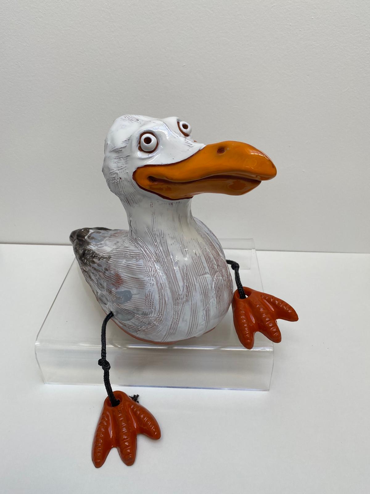 SALE - Steven The Seagull, Handmade Seaside Ceramic